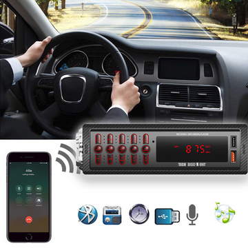 Autoradio Bluetooth double USB pour voiture Lecteur MP3 Bluetooth pour voiture Récepteur radio pour voiture Stéréo pour voiture